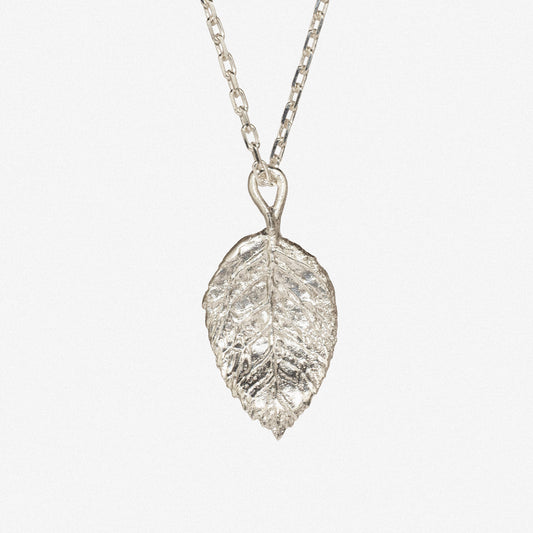 Pendentif feuille de rose